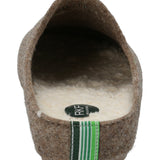 Pantufla Fibras Recicladas Unisex Slipper Zebra Café Rockford