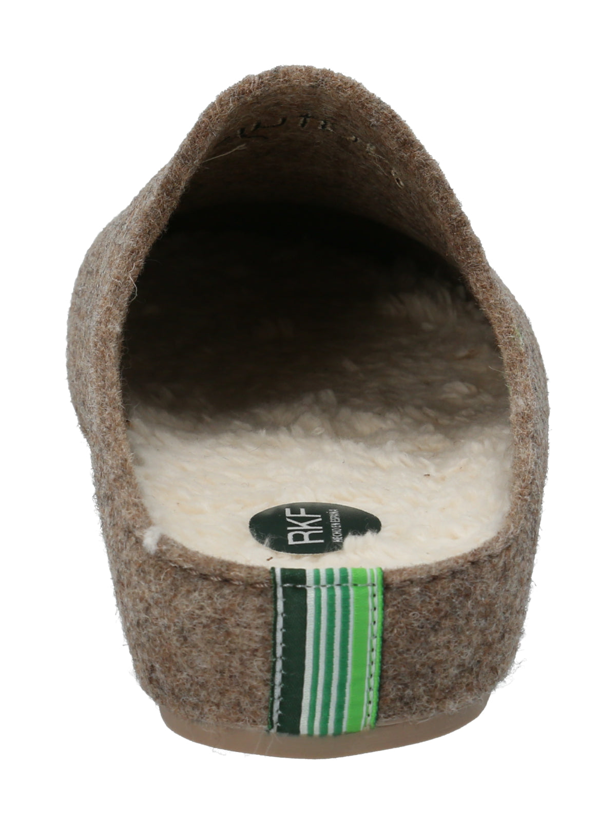 Pantufla Fibras Recicladas Unisex Slipper Zebra Café Rockford