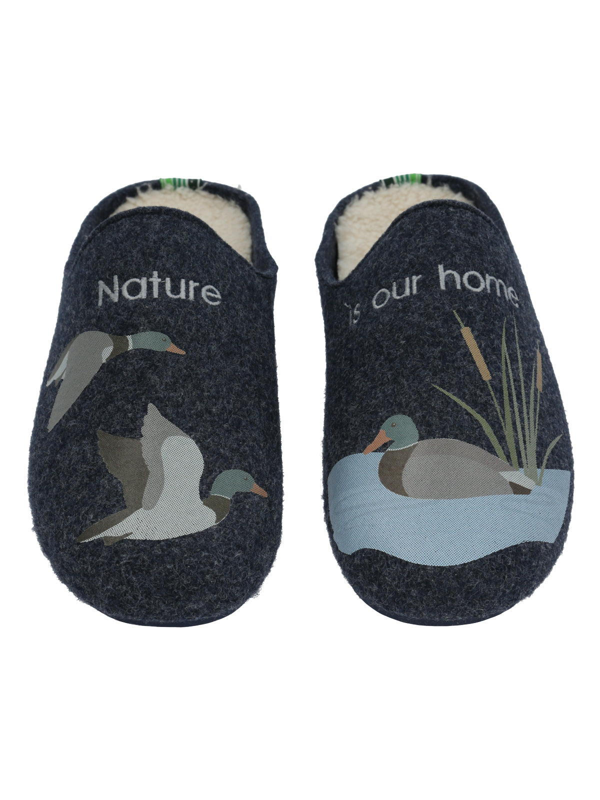 Pantufla Fibras Recicladas Unisex Slipper Duck Azul Rockford