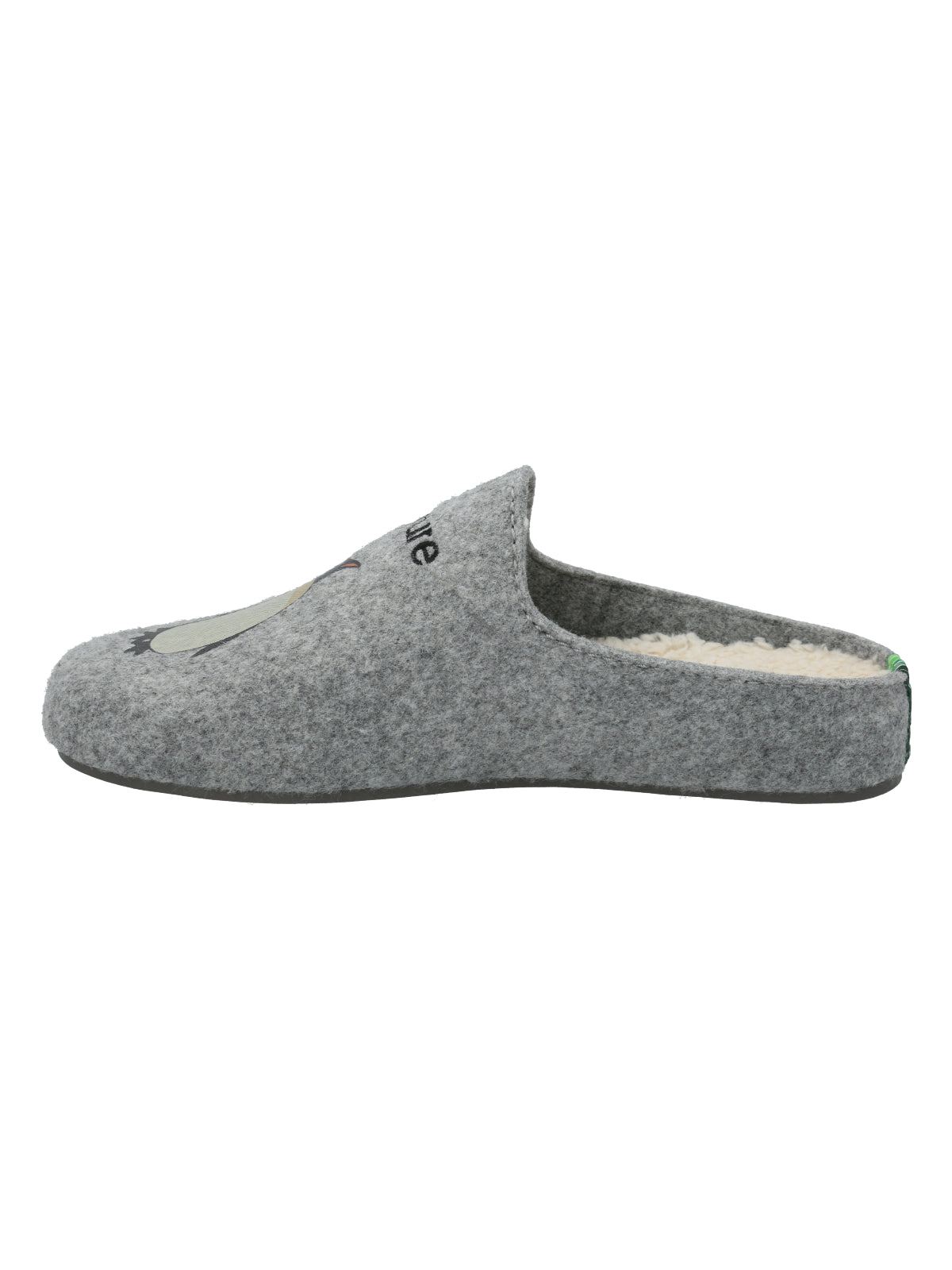Pantufla Fibras Recicladas Unisex Slipper Penguin Gris Rockford