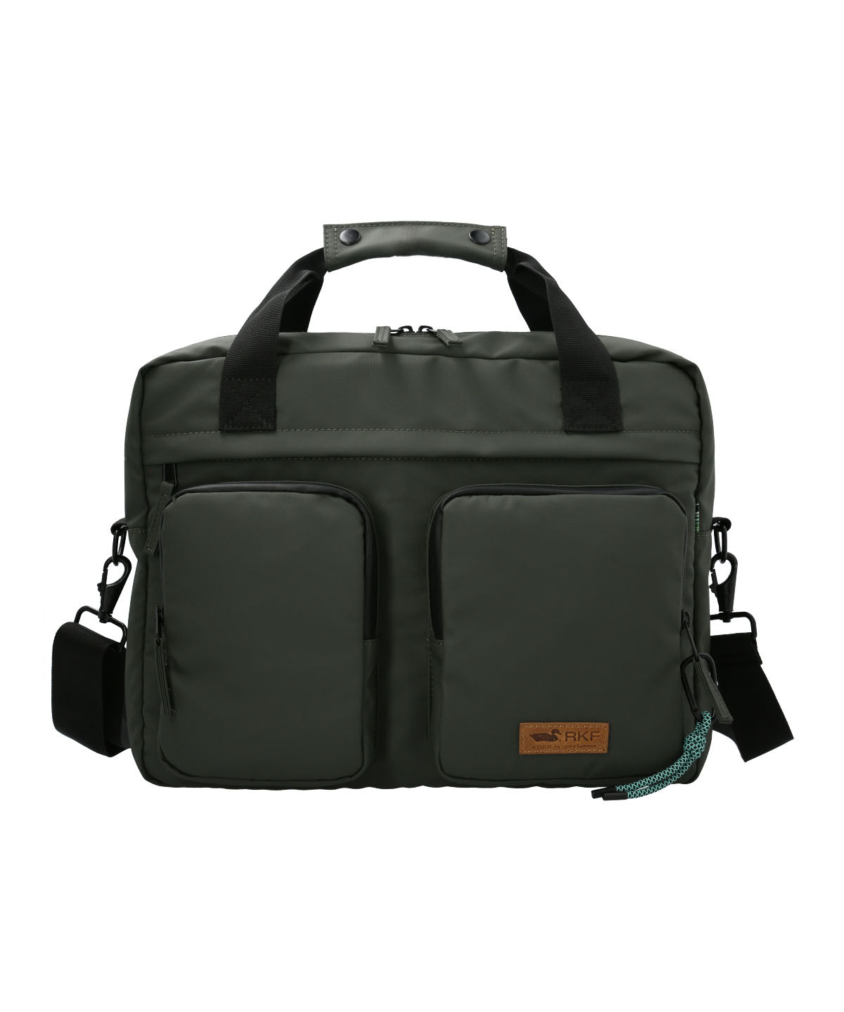 Maletín Fibras Recicladas Unisex Wr Connery Bag Verde Oscuro Rockford