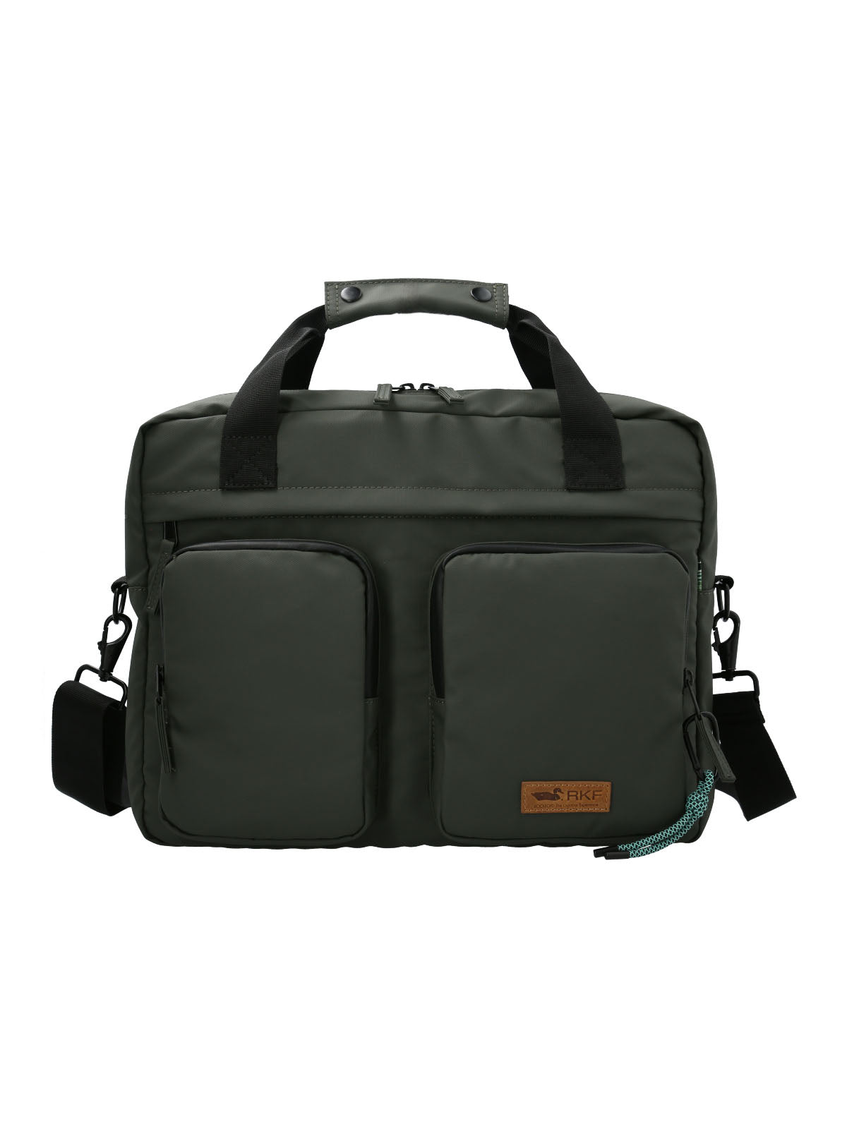 Maletín Fibras Recicladas Unisex Wr Connery Bag Verde Oscuro Rockford