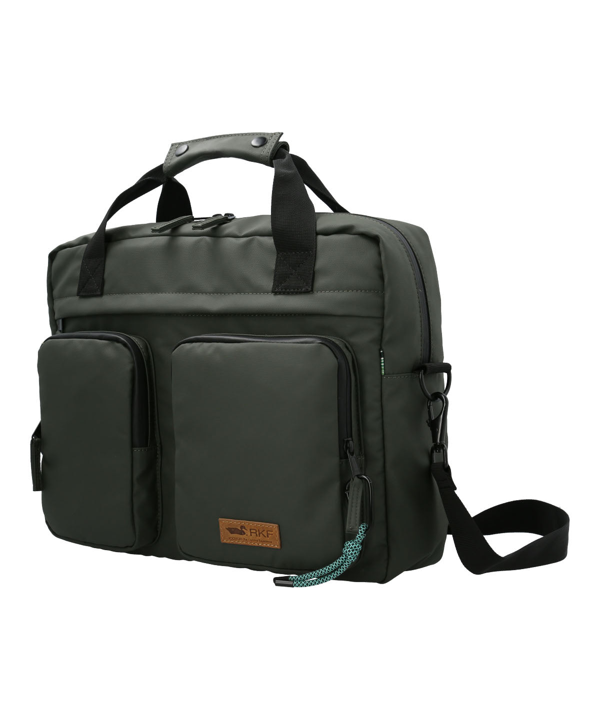 Maletín Fibras Recicladas Unisex Wr Connery Bag Verde Oscuro Rockford