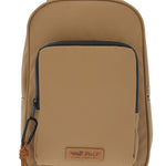 Mochila Poliéster Reciclado Unisex Wr Law Crossback Beige Rockford