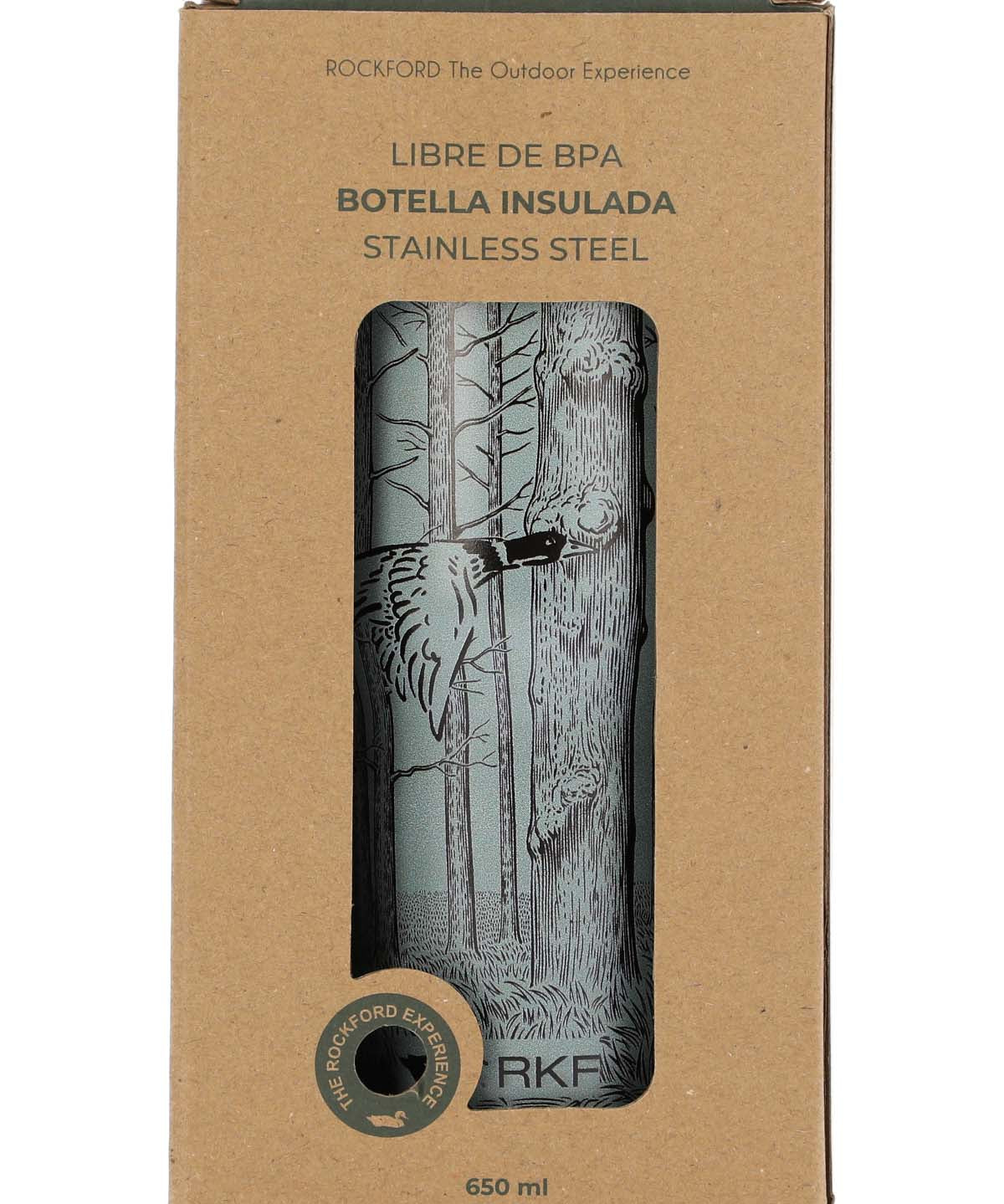 Botella Acero Unisex Rkf Forest Bottle Verde Rockford