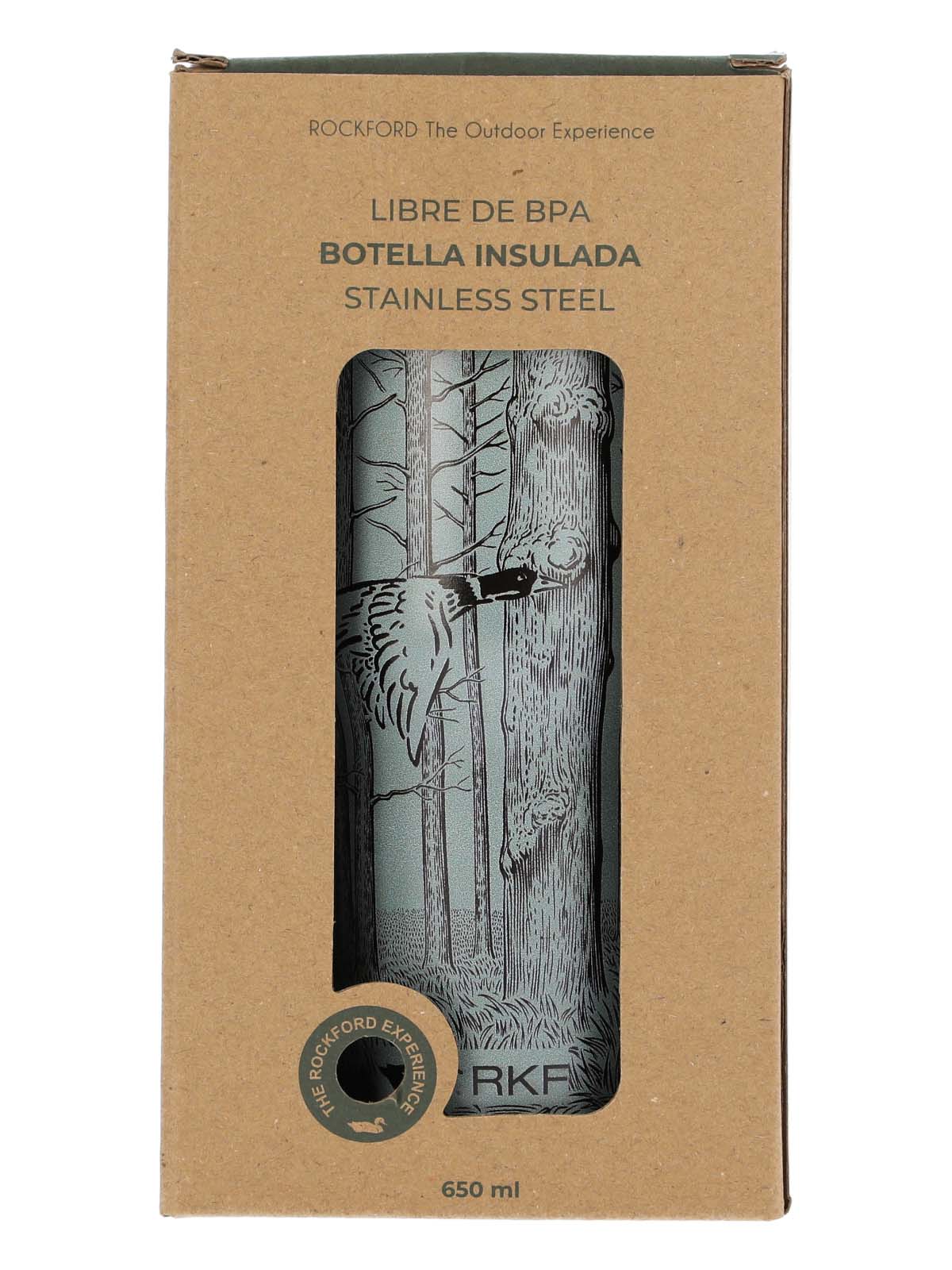 Botella Acero Unisex Rkf Forest Bottle Verde Rockford