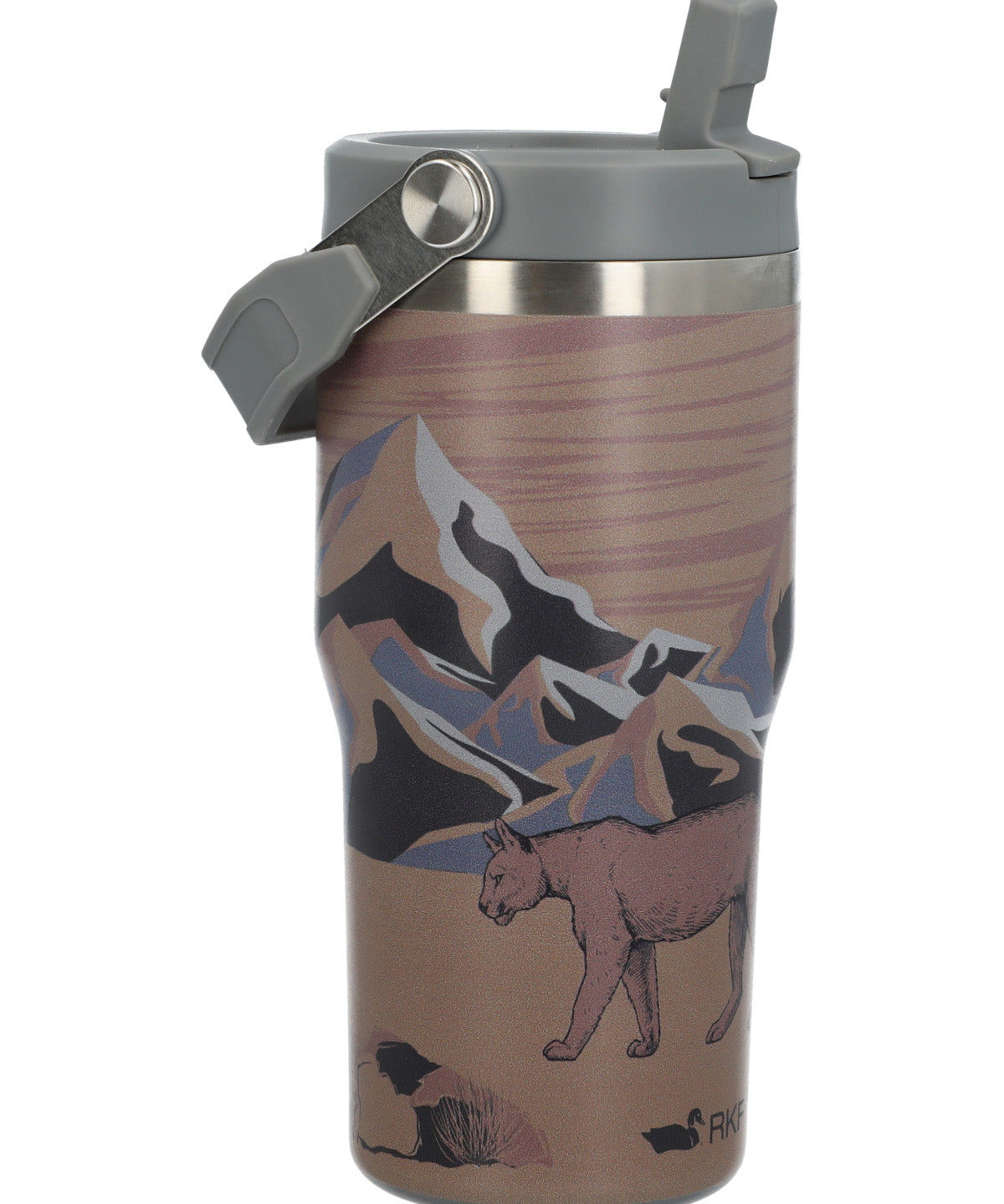 Botella Acero Unisex Rkf Puma Bottle Naranjo Rockford