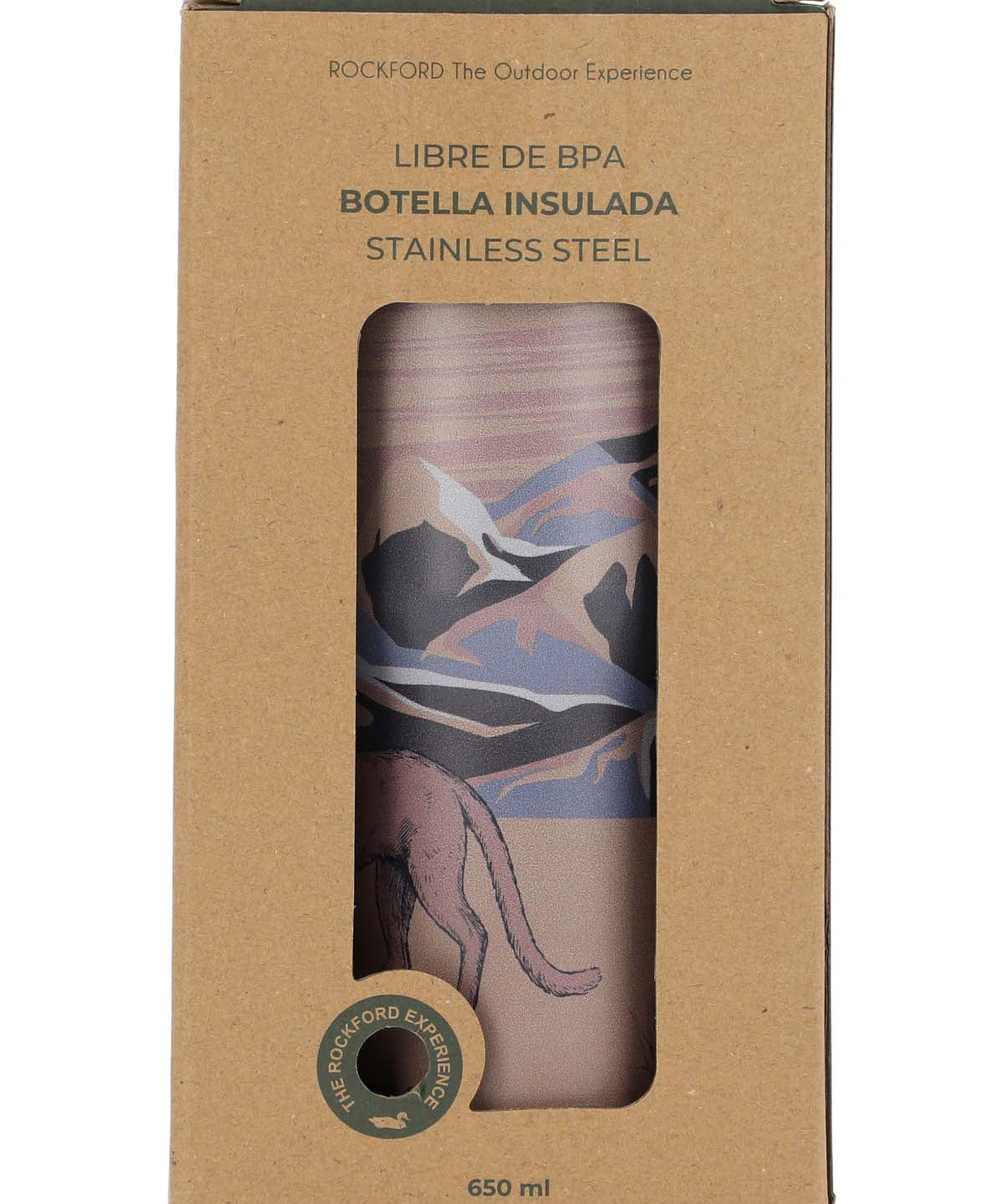 Botella Acero Unisex Rkf Puma Bottle Naranjo Rockford