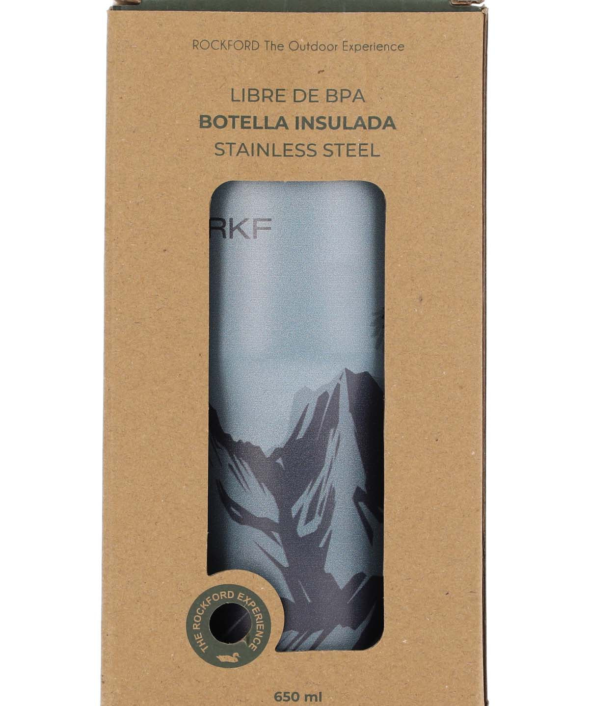 Botella Acero Unisex Rkf Condor Bottle Azul Rockford