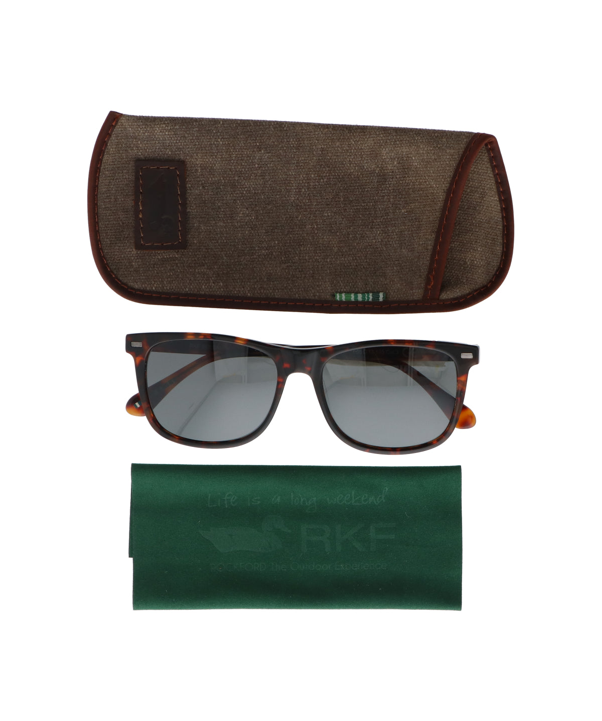 Anteojos Biodegradable Unisex Rkf Bolzano Café Rockford