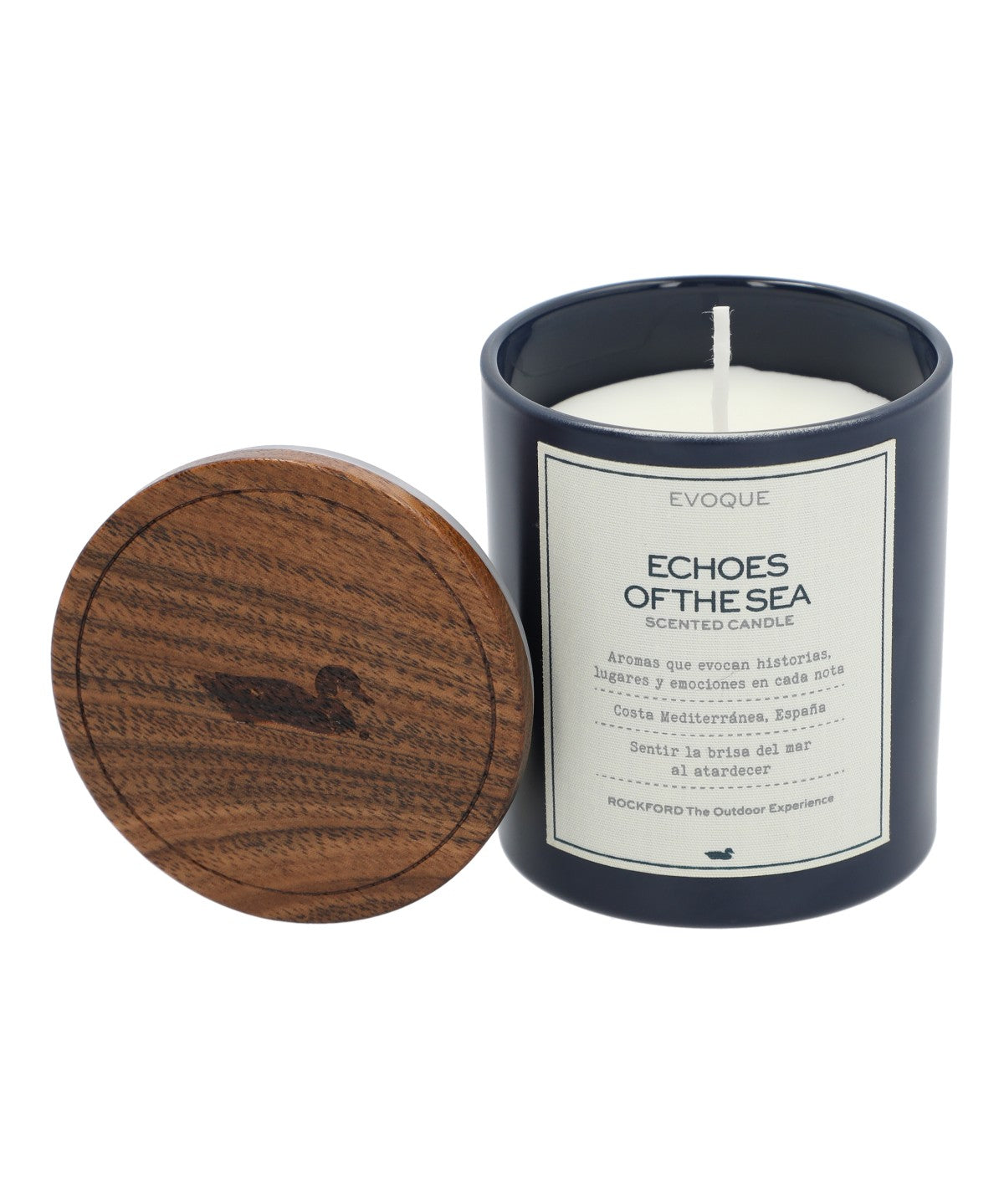 Fragancia Unisex Echoes Of Sea Candle Azul Rockford