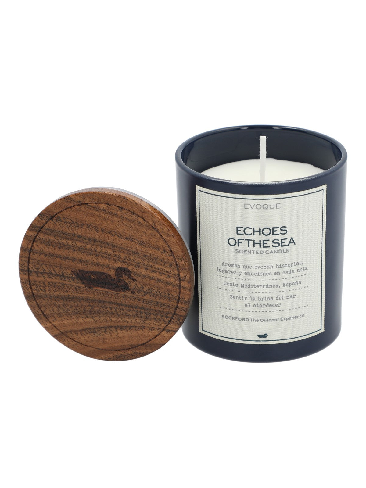 Fragancia Unisex Echoes Of Sea Candle Azul Rockford