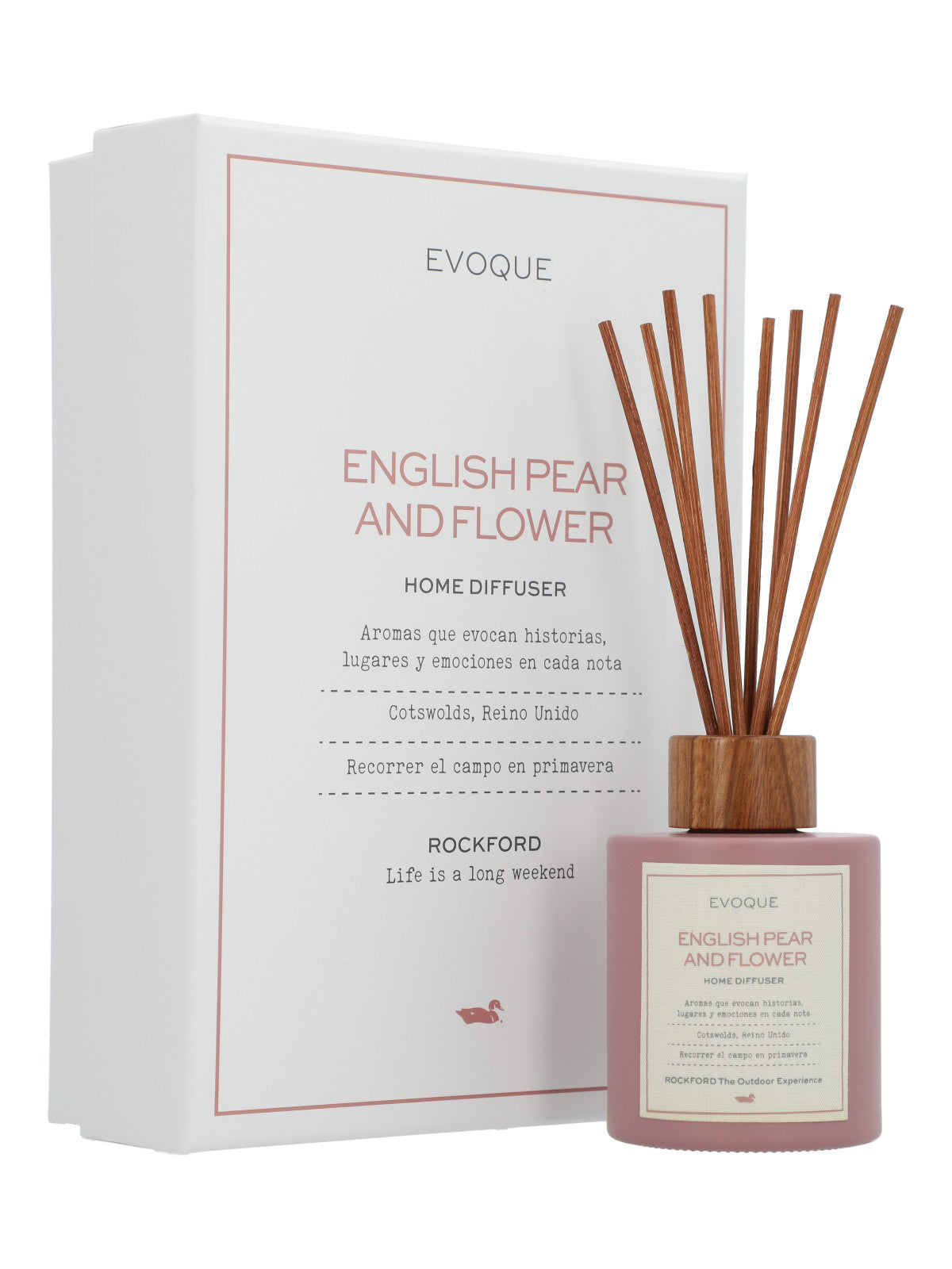 Fragancia Unisex English Pear Diff Rosado Rockford