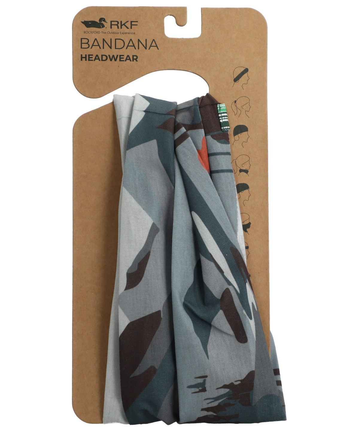 Bandana Poliester Reciclado Unisex Rkf Meadow Buff Multicolor Rockford