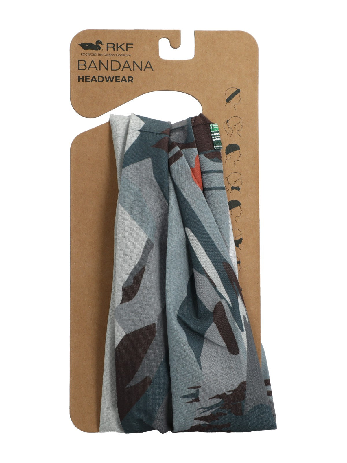 Bandana Poliester Reciclado Unisex Rkf Meadow Buff Multicolor Rockford