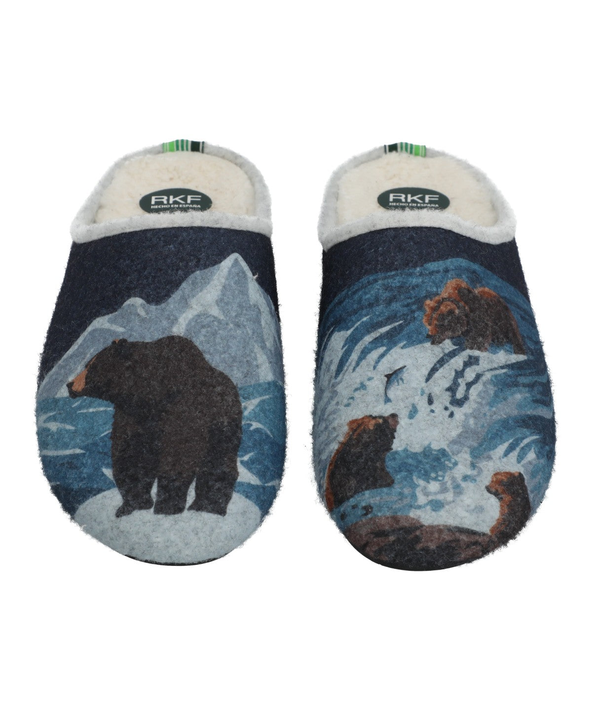 Pantufla Fibras Recicladas Unisex Rkf Slipper Bear Azul Rockford