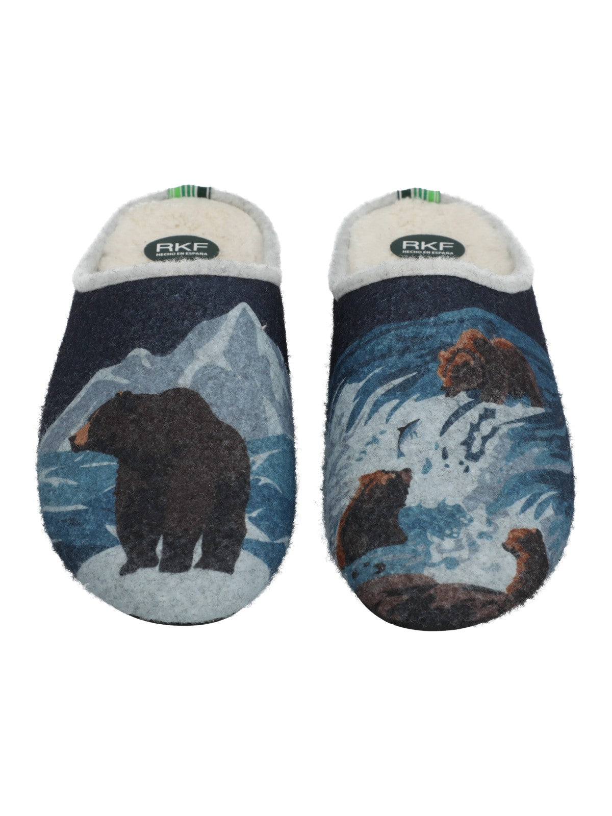 Pantufla Fibras Recicladas Unisex Rkf Slipper Bear Azul Rockford