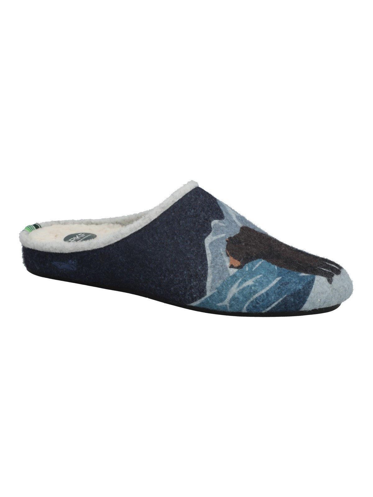 Pantufla Fibras Recicladas Unisex Rkf Slipper Bear Azul Rockford