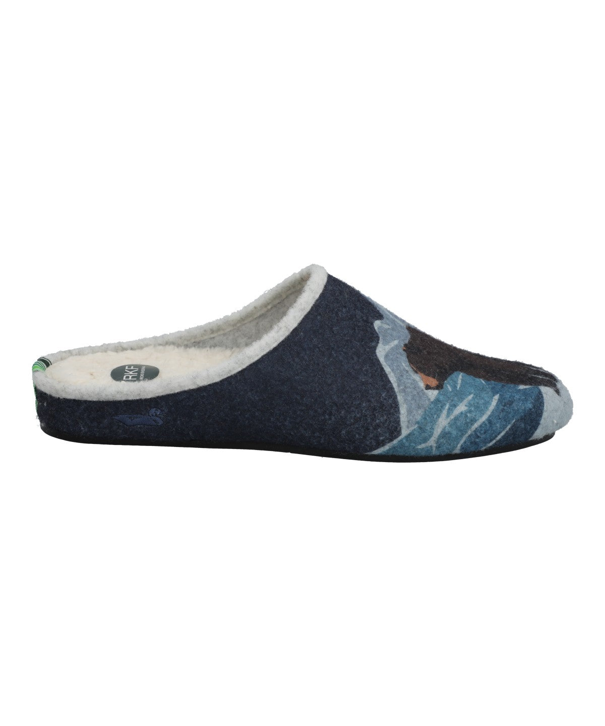 Pantufla Fibras Recicladas Unisex Rkf Slipper Bear Azul Rockford