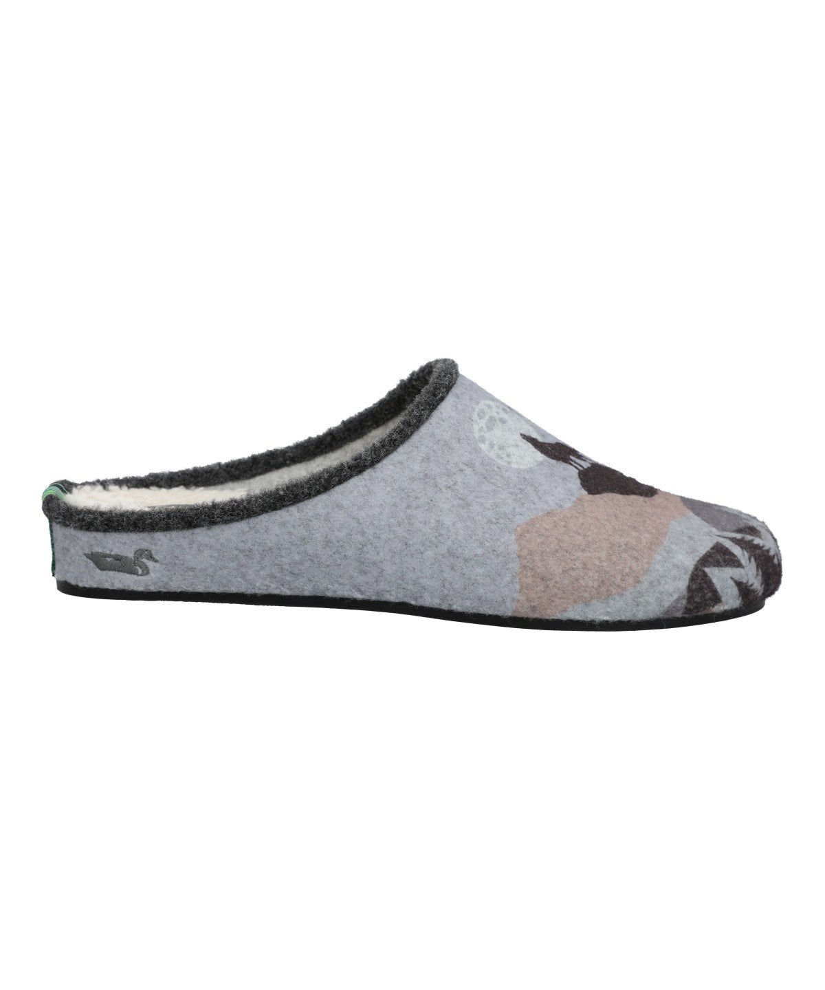 Pantufla Fibras Recicladas Unisex Rkf Slipper Wolf Gris Rockford