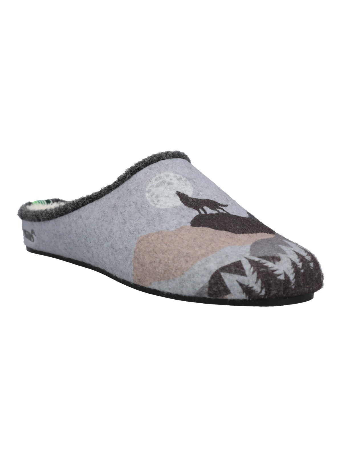 Pantufla Fibras Recicladas Unisex Rkf Slipper Wolf Gris Rockford