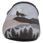 Pantufla Fibras Recicladas Unisex Rkf Slipper Wolf Gris Rockford