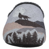 Pantufla Fibras Recicladas Unisex Rkf Slipper Wolf Gris Rockford