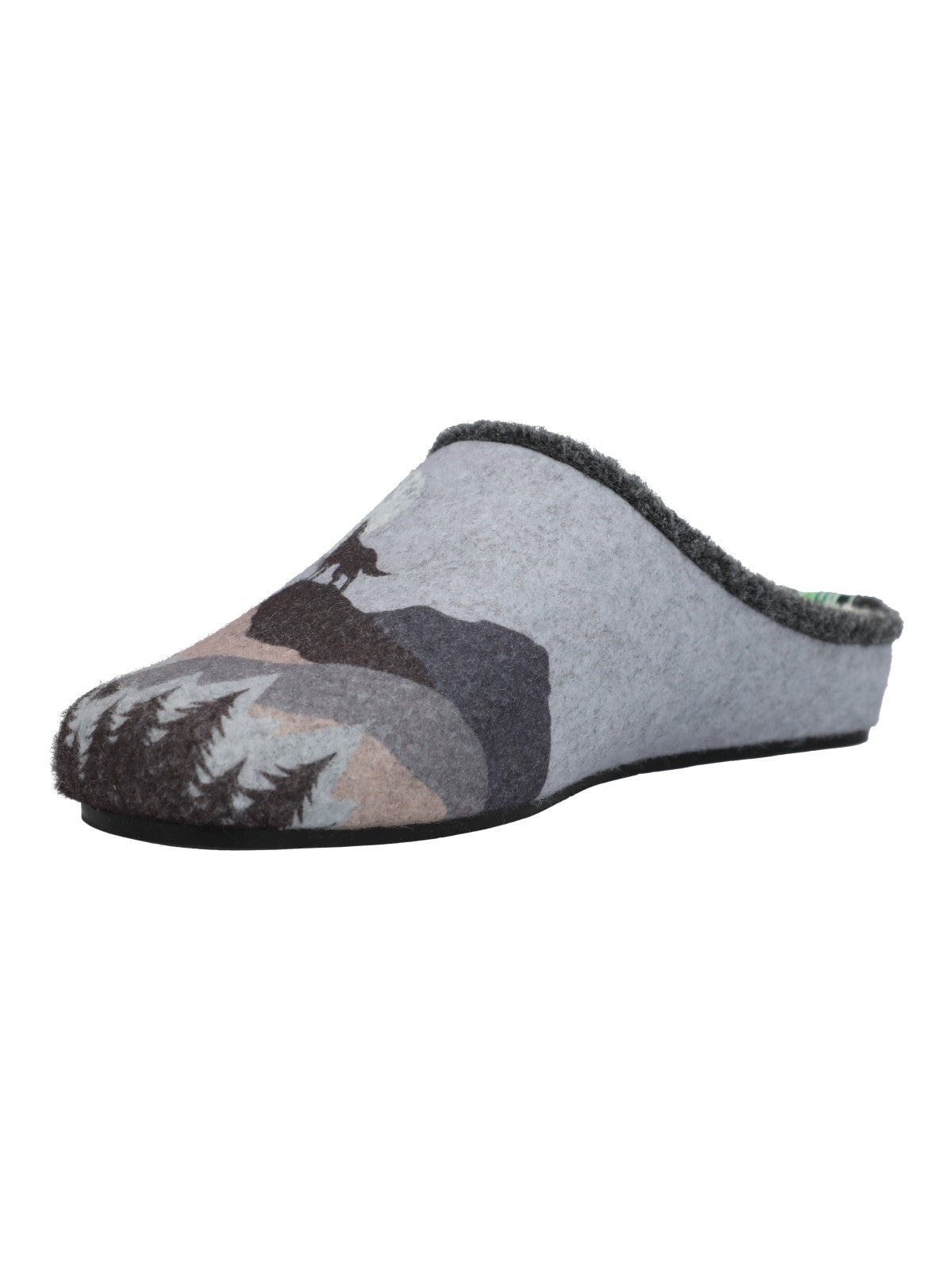 Pantufla Fibras Recicladas Unisex Rkf Slipper Wolf Gris Rockford
