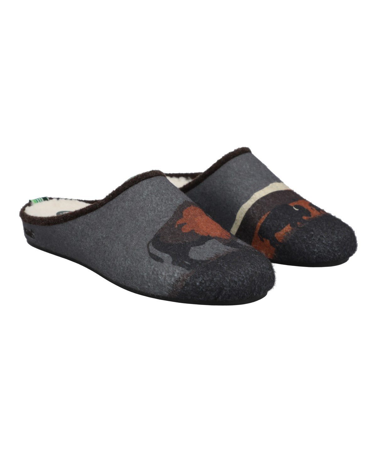 Pantufla Fibras Recicladas Unisex Rkf Slipper Bisonte Café Rockford