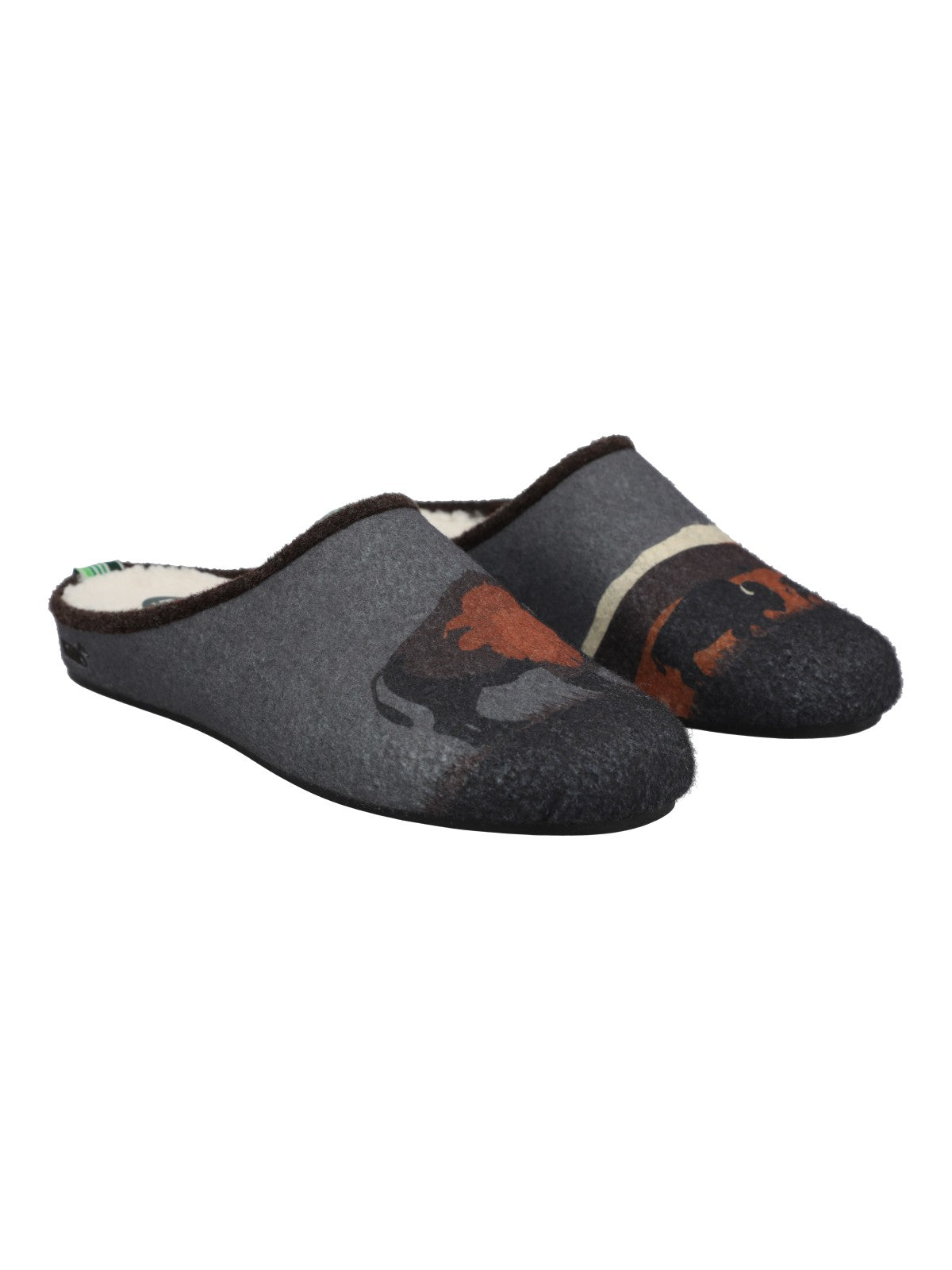 Pantufla Fibras Recicladas Unisex Rkf Slipper Bisonte Café Rockford
