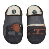 Pantufla Fibras Recicladas Unisex Rkf Slipper Bisonte Café Rockford