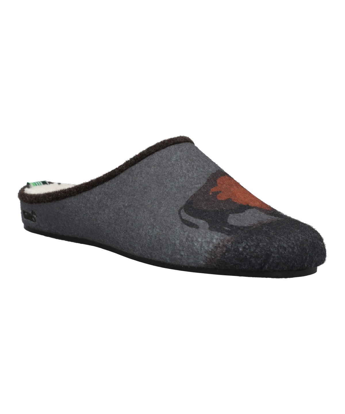 Pantufla Fibras Recicladas Unisex Rkf Slipper Bisonte Café Rockford