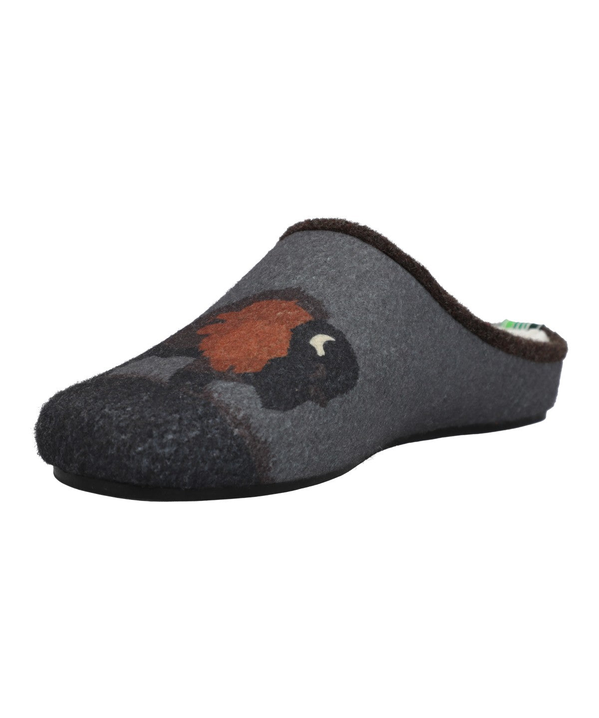 Pantufla Fibras Recicladas Unisex Rkf Slipper Bisonte Café Rockford
