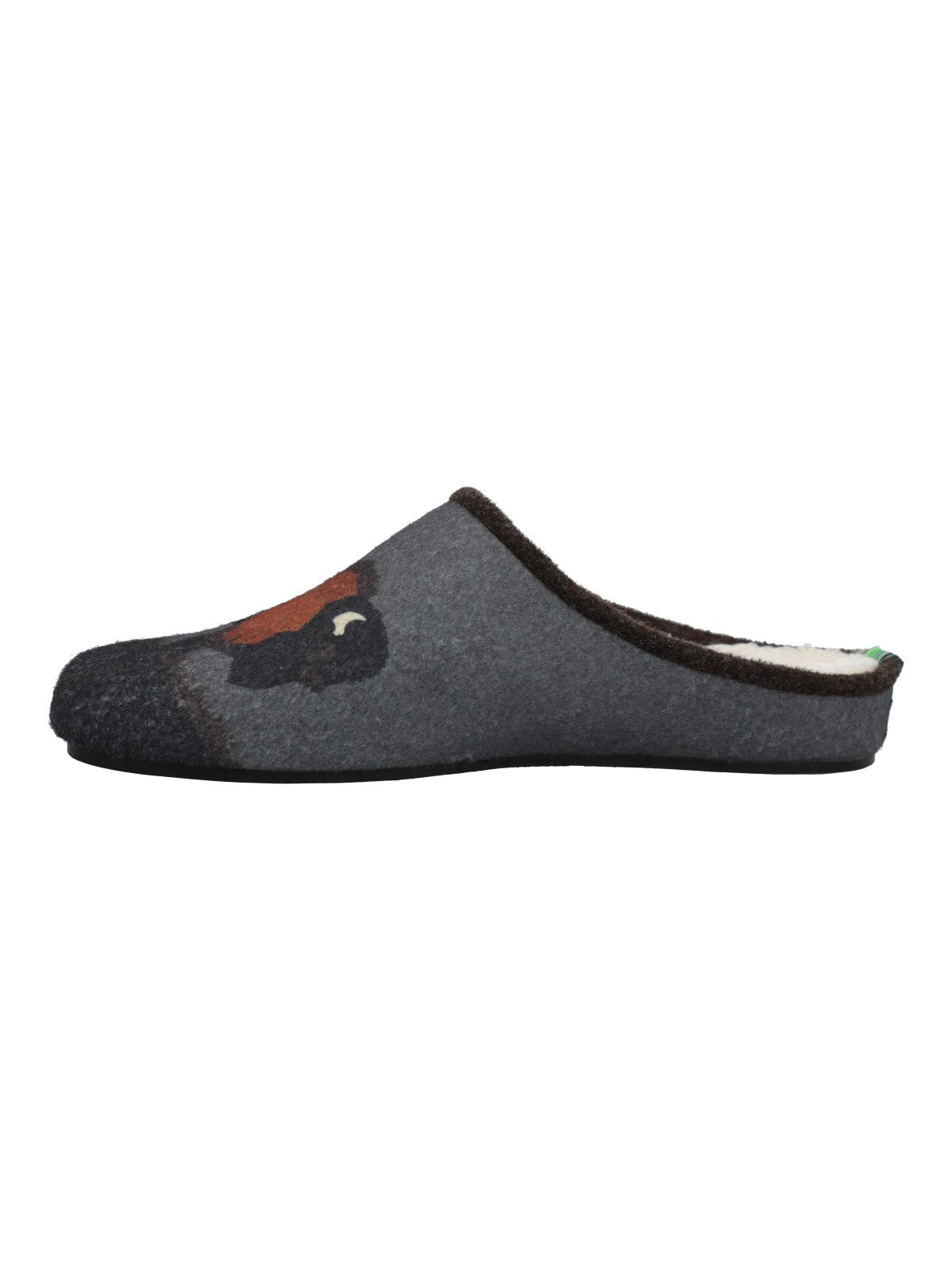 Pantufla Fibras Recicladas Unisex Rkf Slipper Bisonte Café Rockford