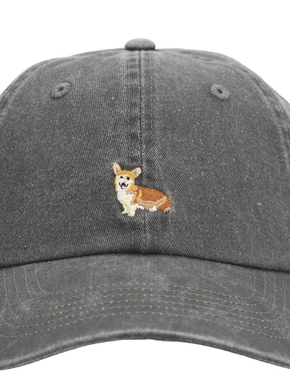 Jockey Algodón Orgánico Unisex Cap Corgi Gris Rockford