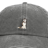 Jockey Algodón Orgánico Unisex Cap Husky Siberiano Gris Rockford