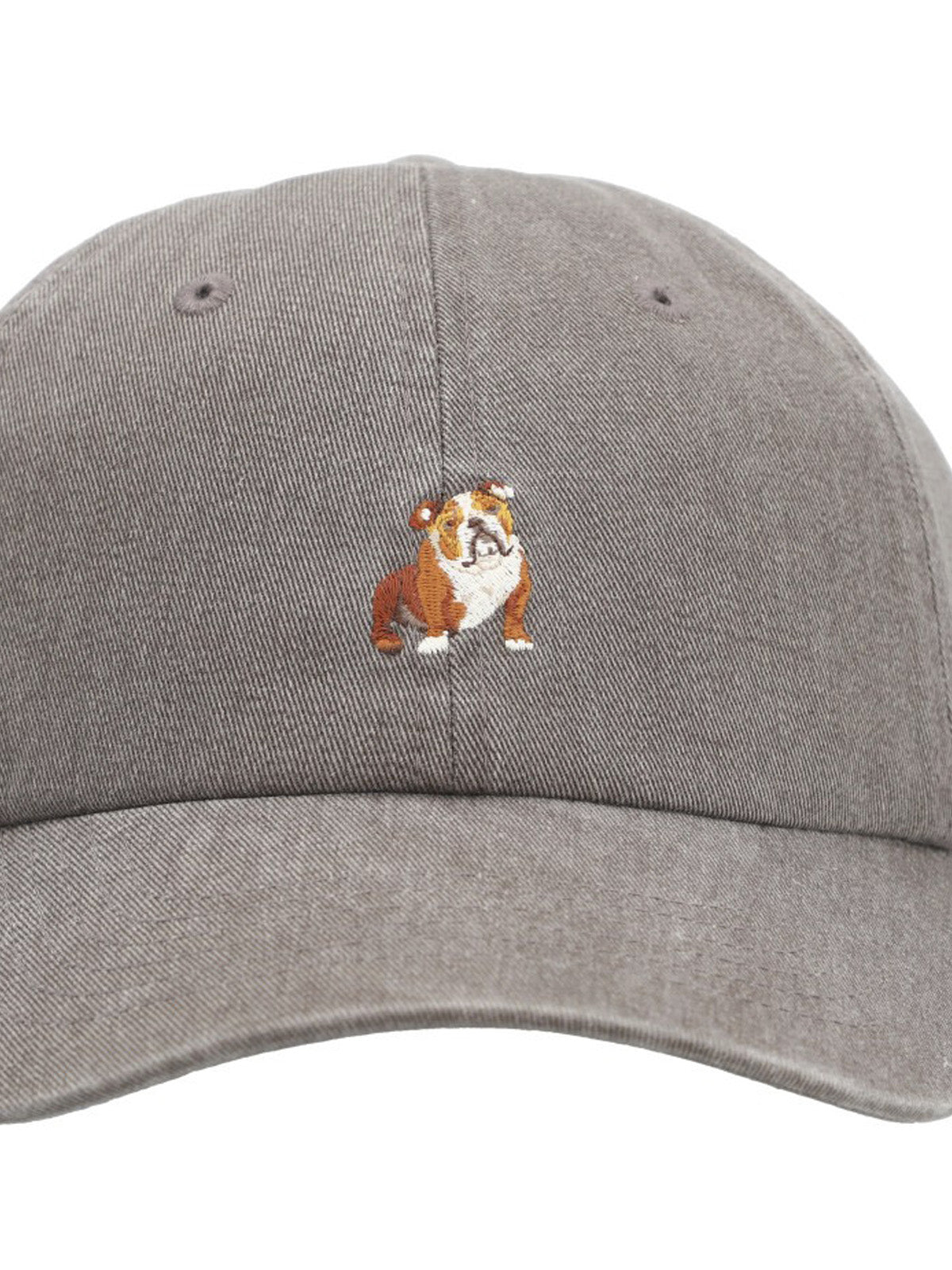 Jockey Algodón Orgánico Unisex Cap Bulldog Ingles Café Rockford