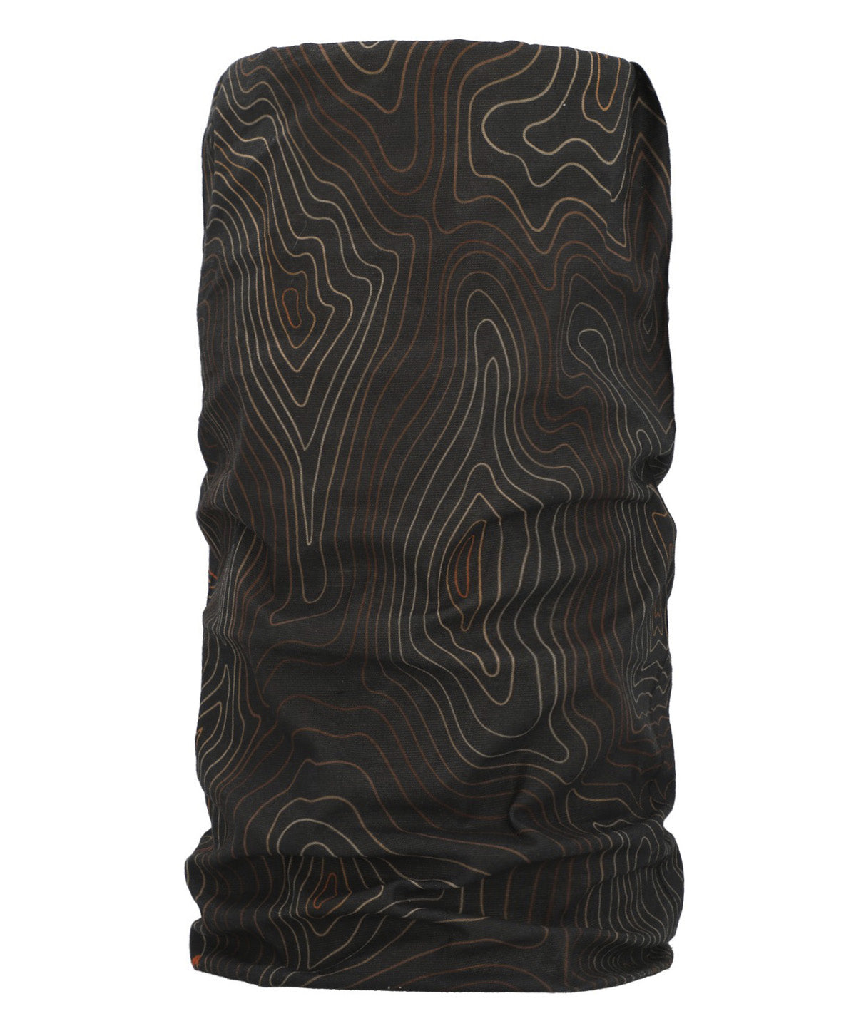 Bandana Fibras Recicladas Unisex Rkf Topography Buff Café Rockford