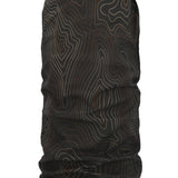 Bandana Fibras Recicladas Unisex Rkf Topography Buff Café Rockford
