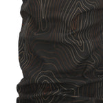 Bandana Fibras Recicladas Unisex Rkf Topography Buff Café Rockford