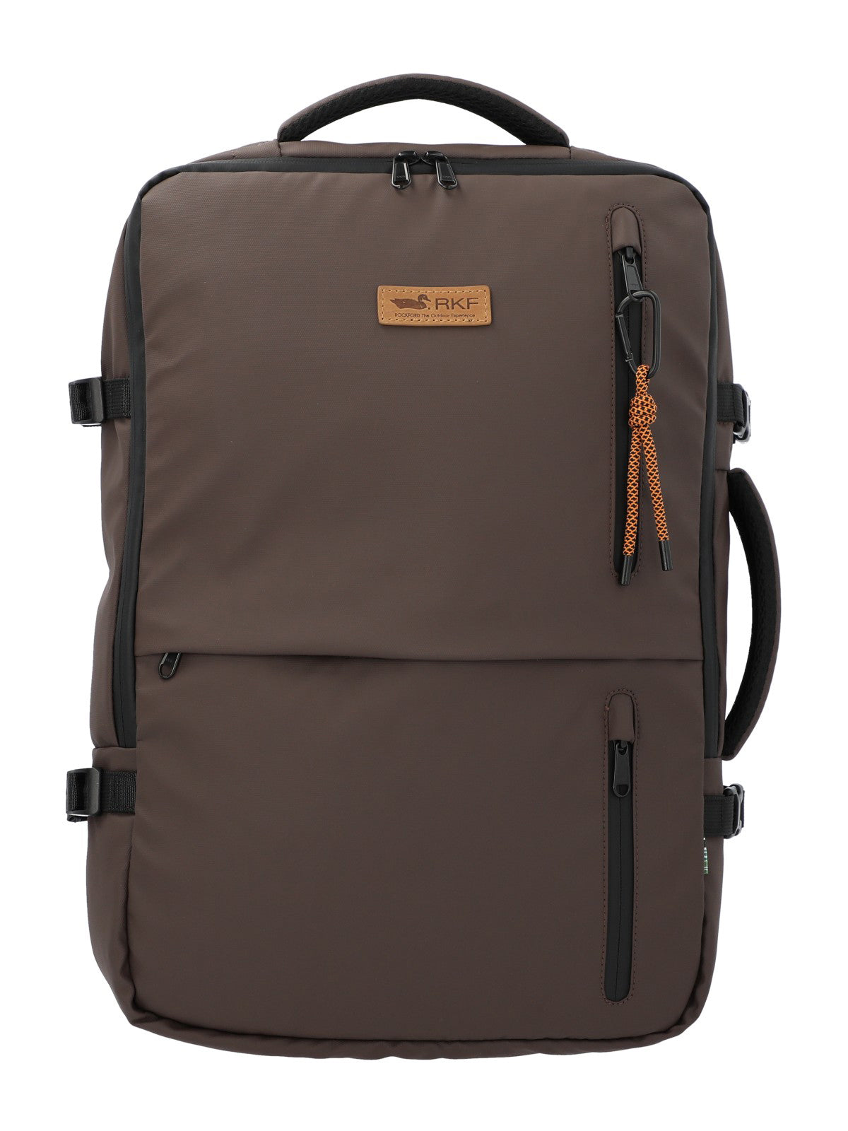 Mochila Poliester Reciclado Unisex Wr Gant Ii Backbag Café Rockford