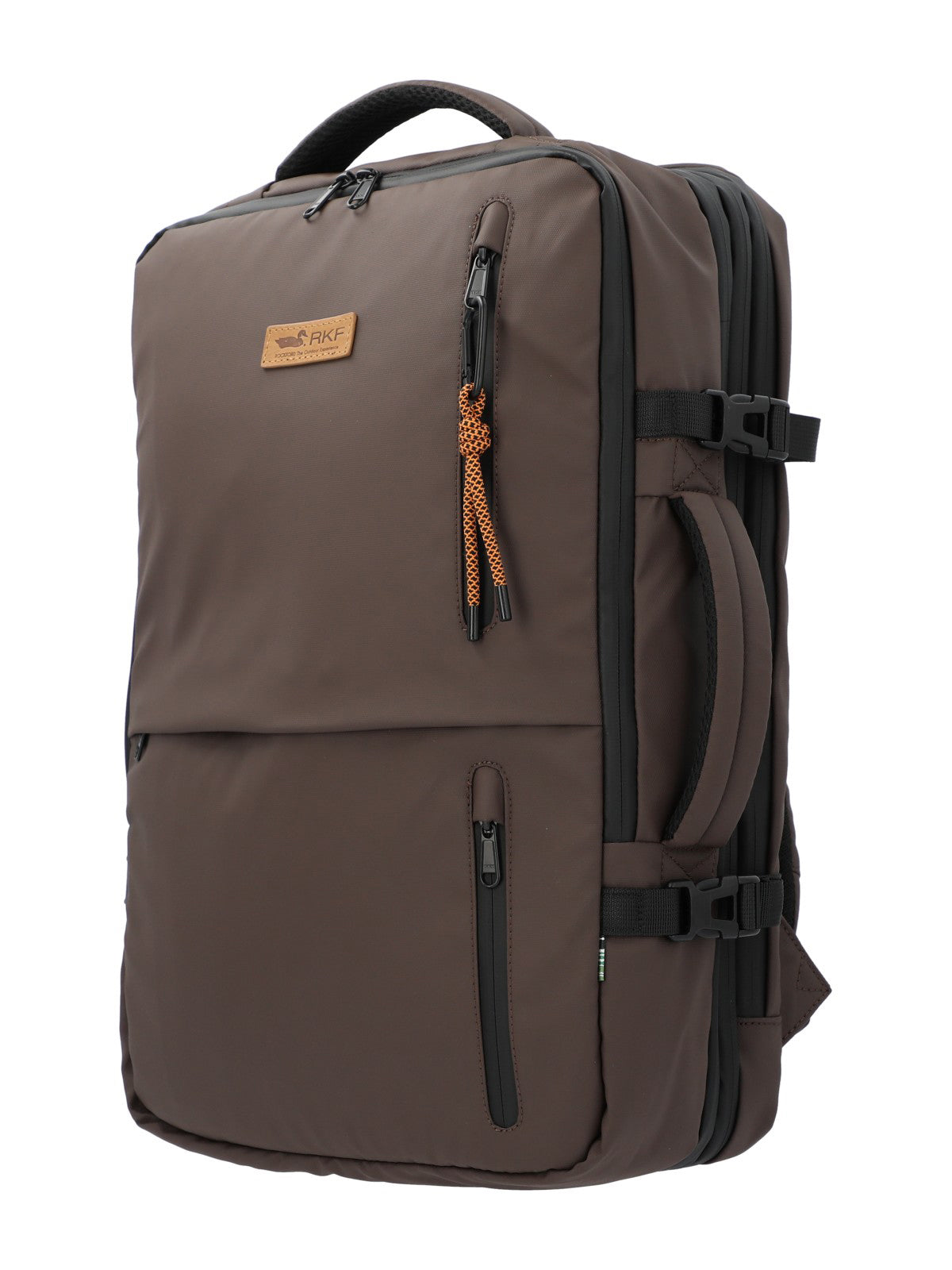 Mochila Poliester Reciclado Unisex Wr Gant Ii Backbag Café Rockford