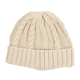 Gorro Algodón Unisex Beanie Braid Washed Blanco Rockford