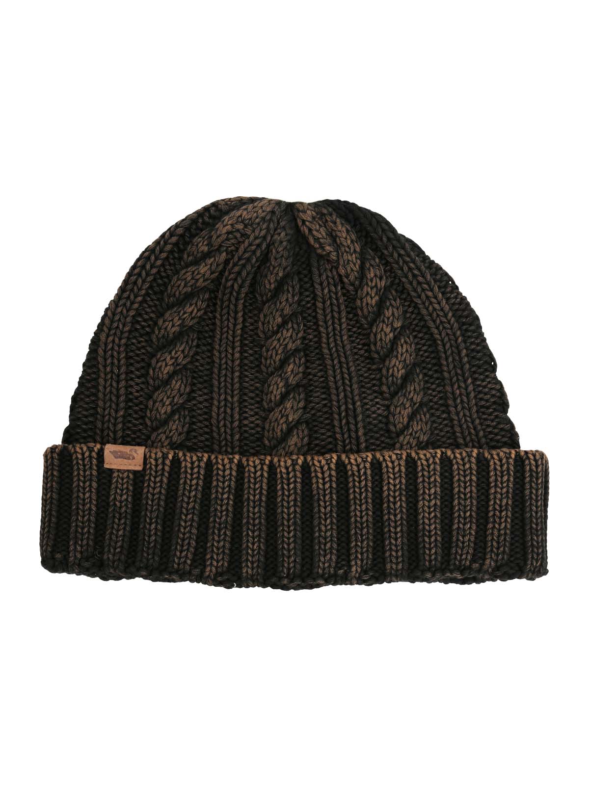 Gorro Algodón Unisex Beanie Braid Washed Café Rockford