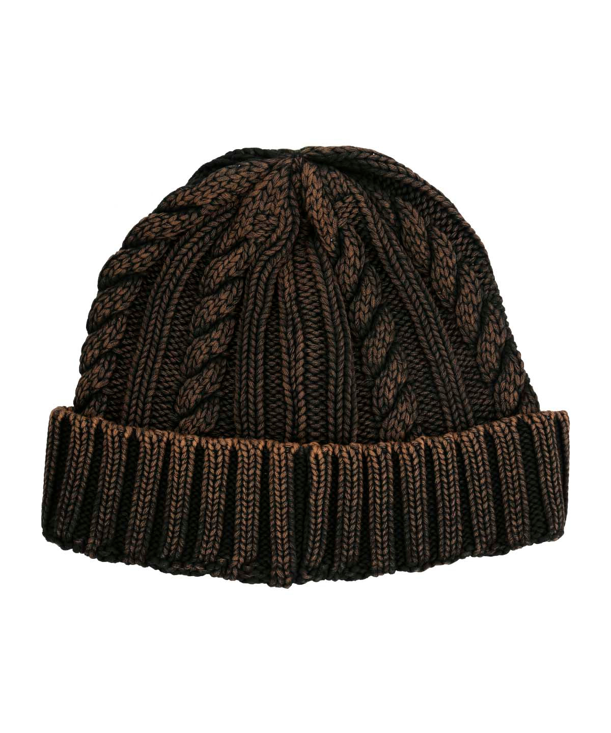 Gorro Algodón Unisex Beanie Braid Washed Café Rockford