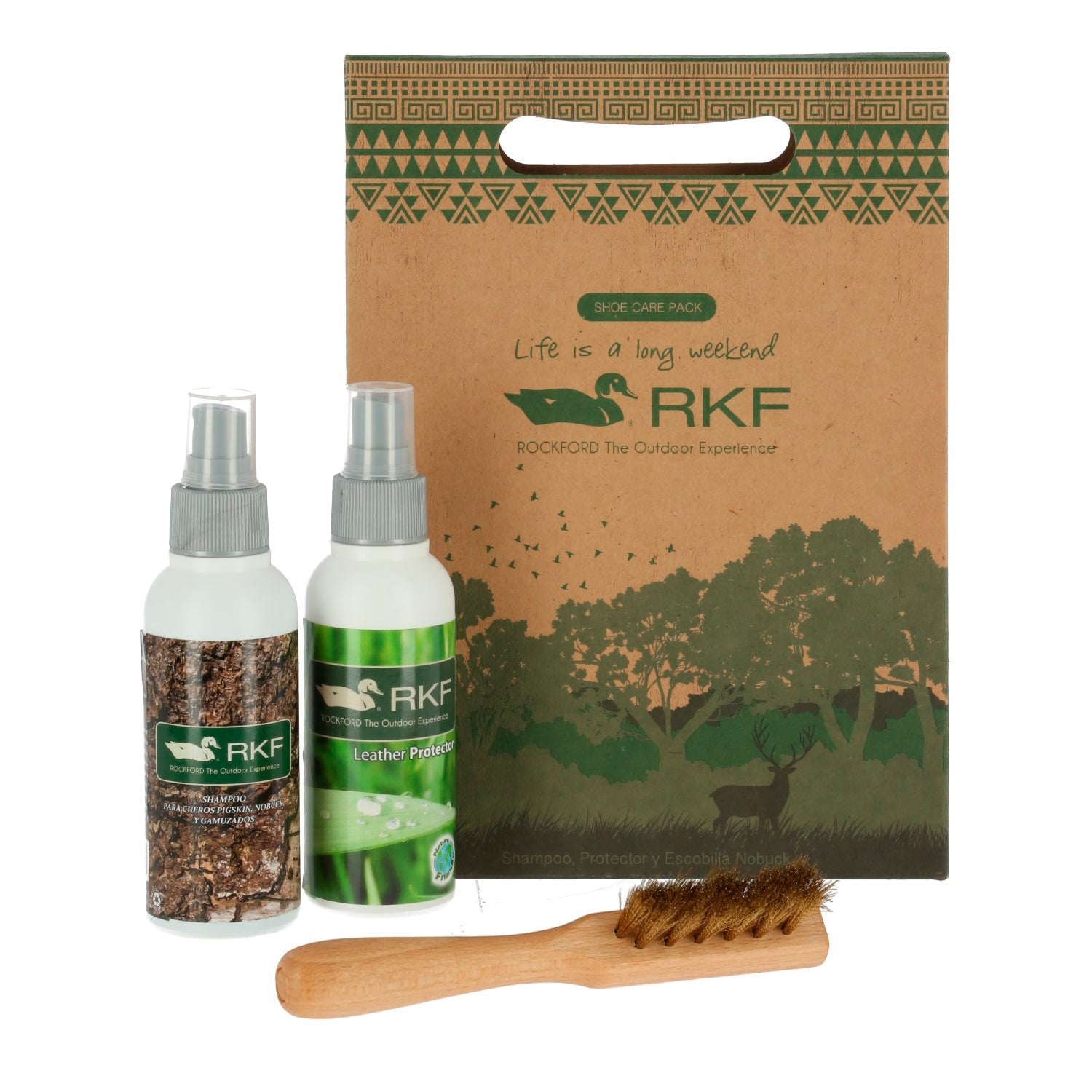 Kit de Limpieza Cuero Gamuzado Care Pack