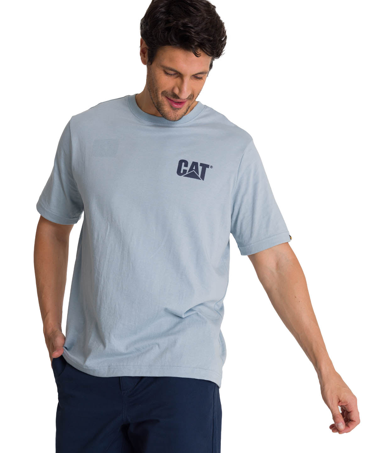 Polera Hombre Trademark Gris CAT