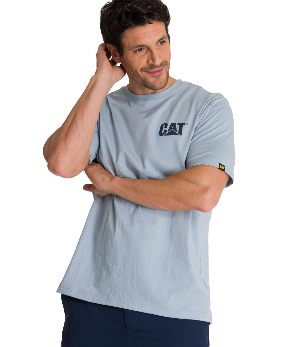Polera Hombre Trademark Gris CAT