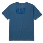 Polera Manga corta Casual Hombre TRADEMARK TEE Celeste CAT