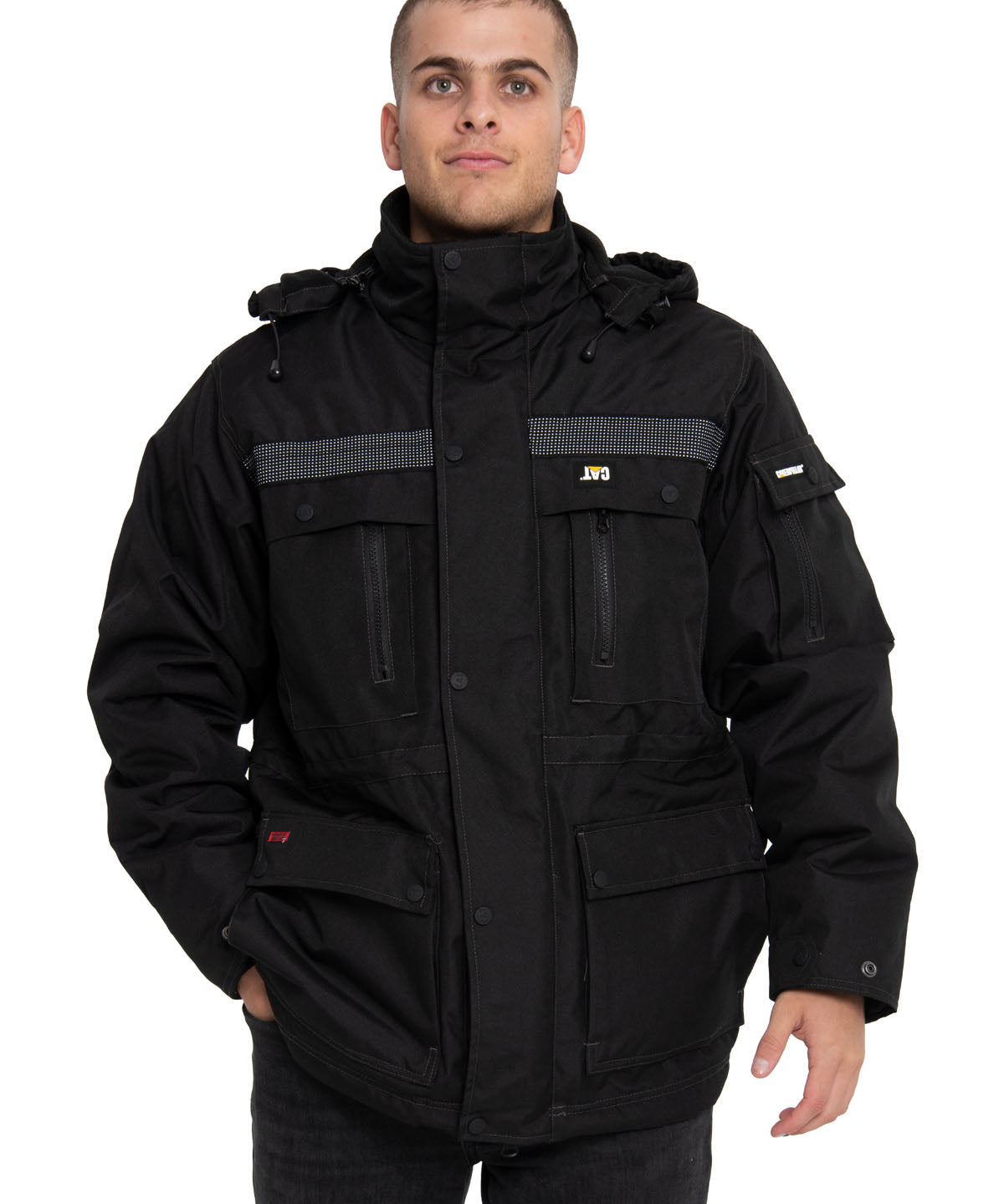 Parka Casual Hombre Heavy Insulated Parka Negro Cat